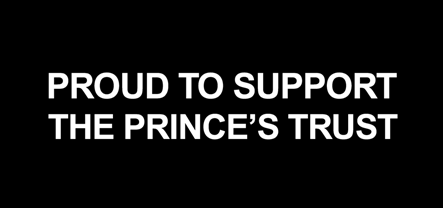 Proud to support the prince's trust