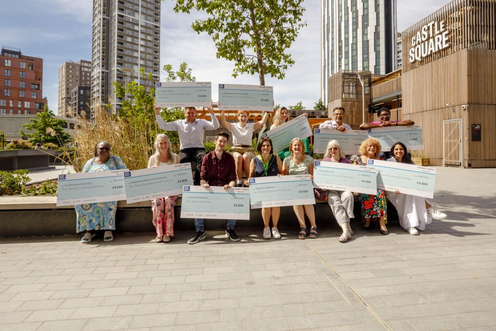 £50,000 FOR LOCAL PEOPLE AS ELEPHANT AND CASTLE TOWN CENTRE TEAM AND